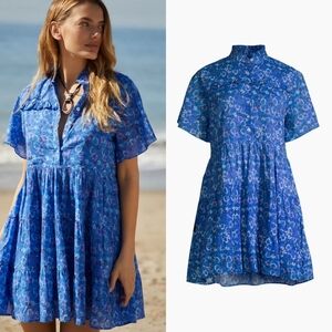 Ro's Garden Vibeka Floral Cotton Minidress